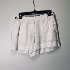 JCrew Linen Shorts White (2)
